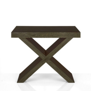 Tavolo / Consolle Adelaide Grey Wood 96 X 56 X 19 Cm