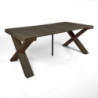 Tavolo / Consolle Adelaide Grey Wood 96 X 56 X 19 Cm