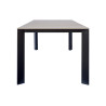 Tavolo Arenzano 211/276 Alluminio Antracite Top Alluminio Effetto Legno Moia