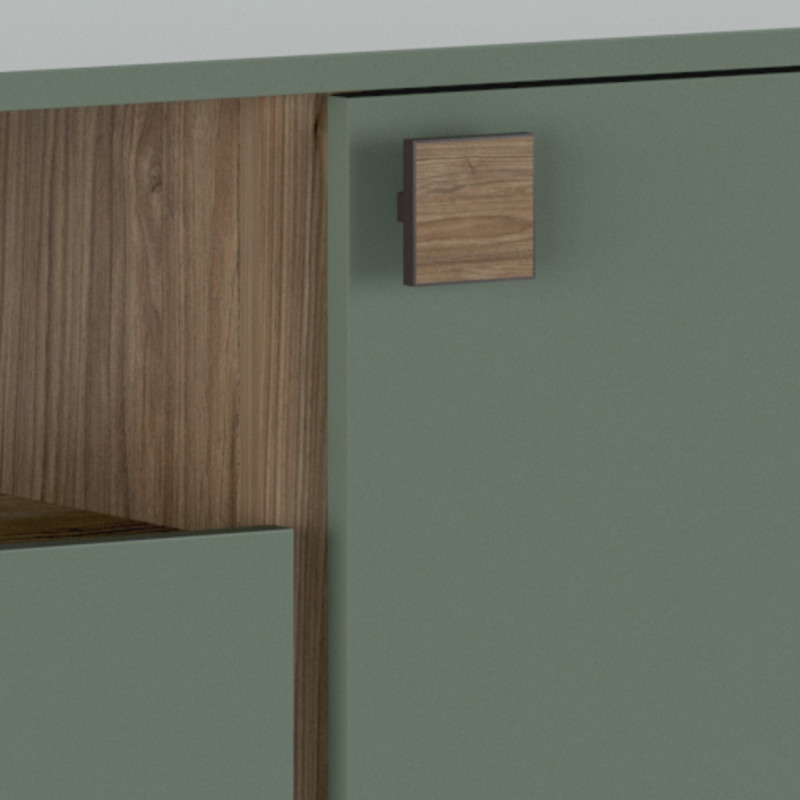 Porta Tv Thessa Green Smoke 73,5 X 44,5 H15 Cm