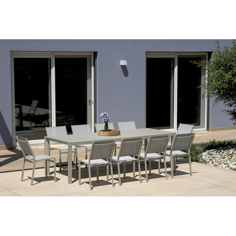 Tavolo Naxos 160/240x90 Creta Gambe Scorrevoli Moia