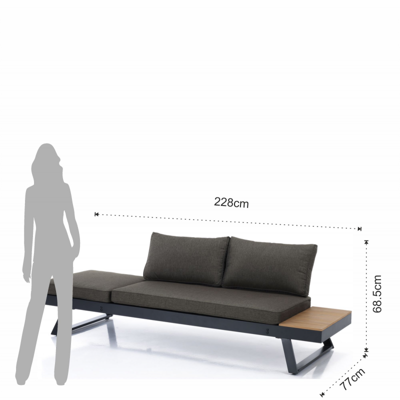 DIVANO / CHAISE LONGUE DA INTERNO - ESTERNO THILIA TOMASUCCI