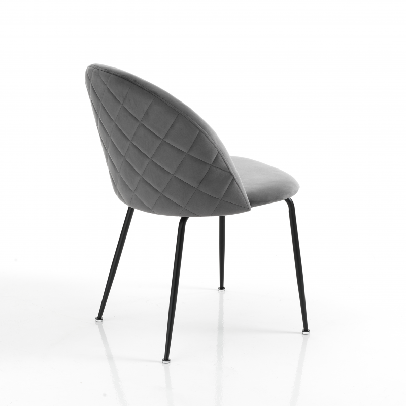 Set di 4 SEDIE SELLY GREY TOMASUCCI