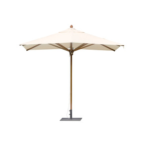 Ombrellone Torino 3x2 fusto legno acrilico Olefin Moia