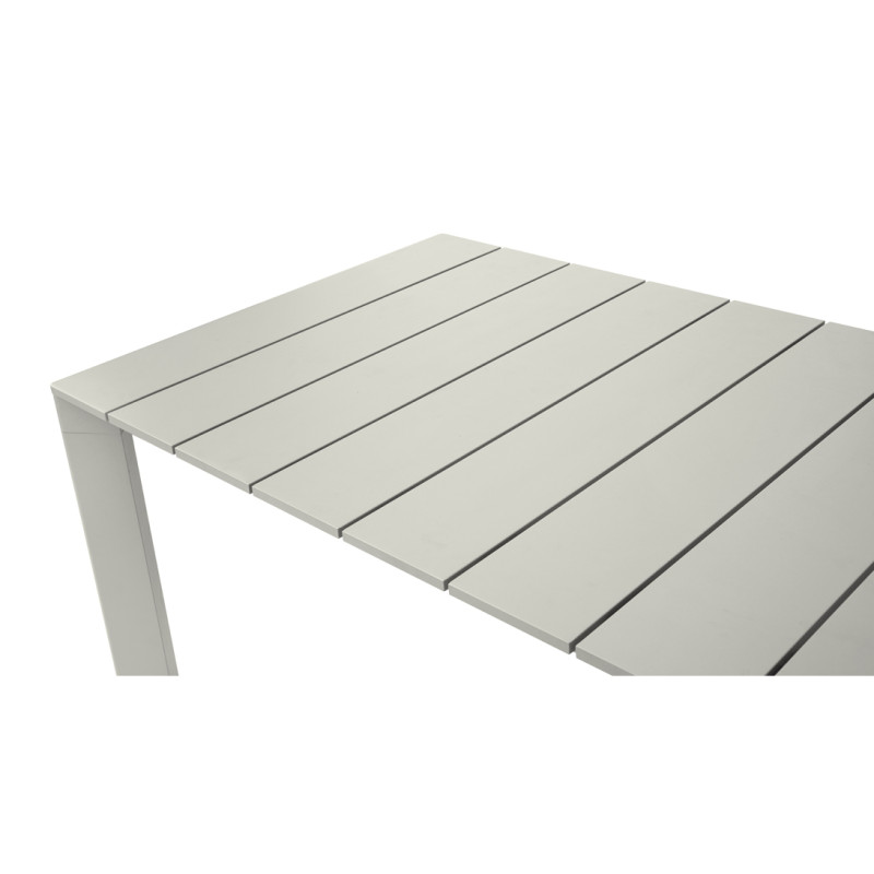 Tavolo Nettuno Allungabile 200/300 X 100 Cm Allungo Con Gambe Scorrevoli Creta Moia