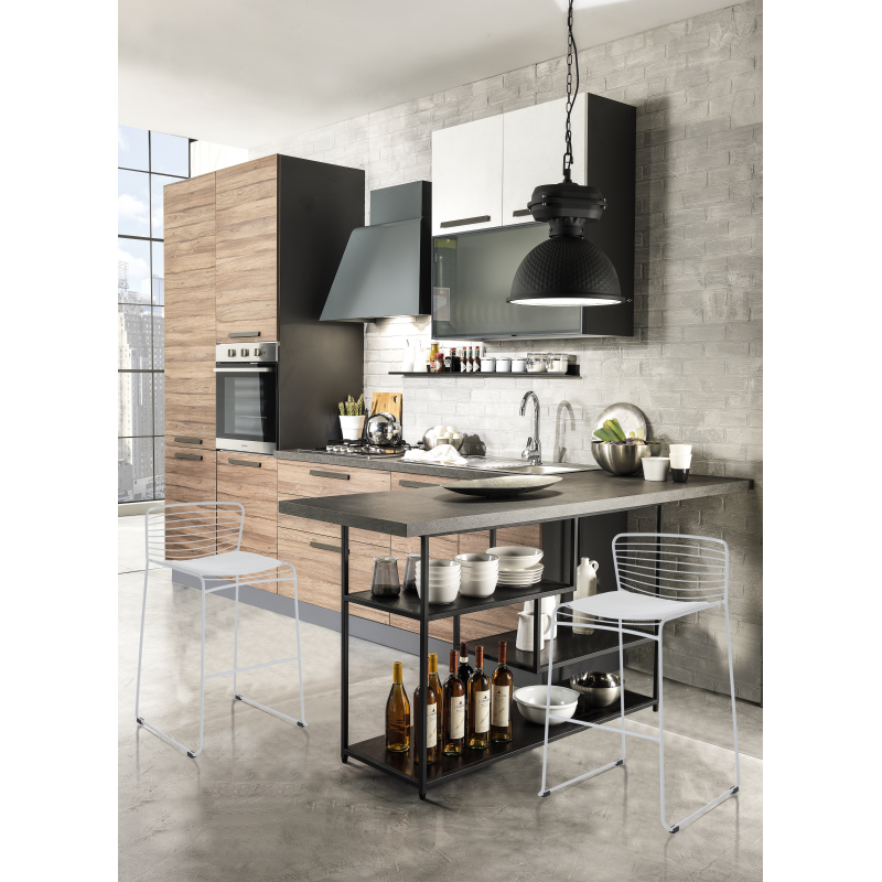 Set di 2 SGABELLI DA INTERNO / ESTERNO MARTHA WHITE TOMASUCCI