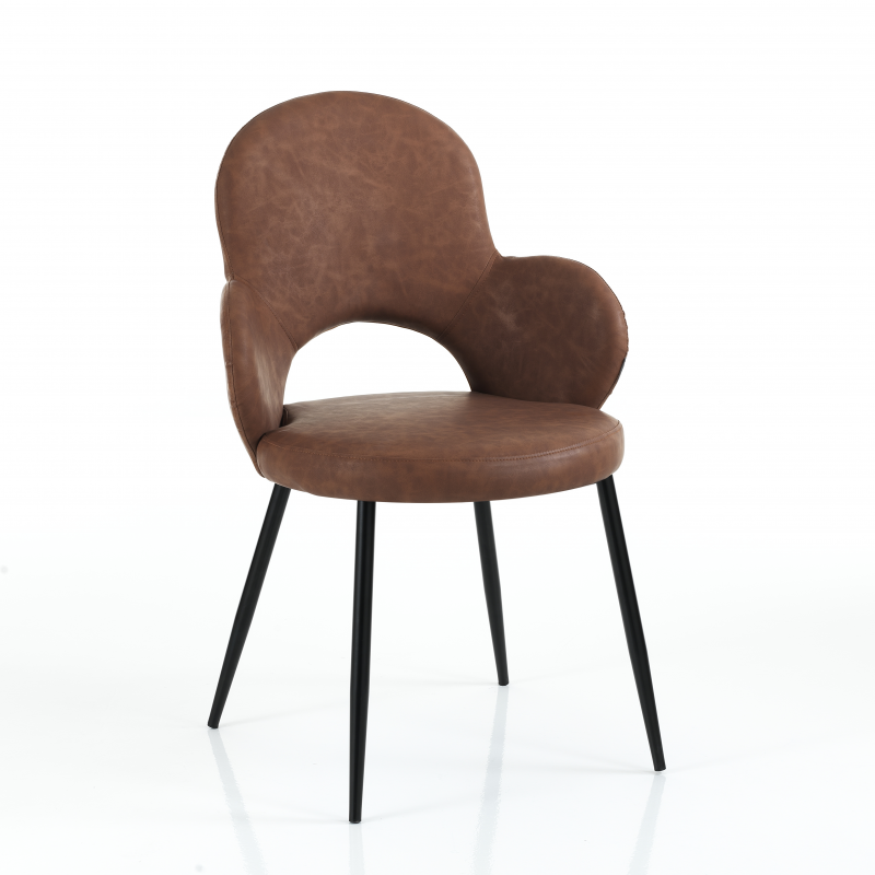 Set di 4 SEDIE ELISABETH OLD BROWN TOMASUCCI