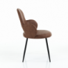 Set di 4 SEDIE ELISABETH OLD BROWN TOMASUCCI