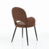 Set di 4 SEDIE ELISABETH OLD BROWN TOMASUCCI