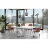 Set di 4 SEDIE ELISABETH OLD BROWN TOMASUCCI
