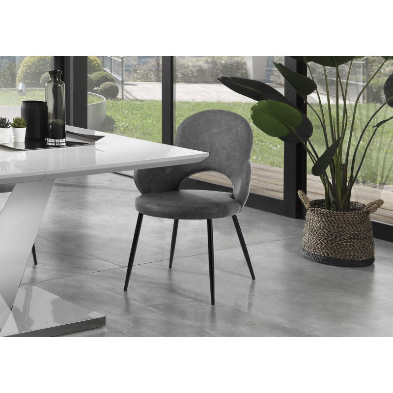 Set di 4 SEDIE ELISABETH OLD GREY TOMASUCCI