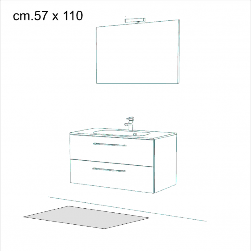 TAPPETO BAGNO / SCENDILETTO SERIE AMBIENCE 21 TOMASUCCI