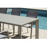 Tavolo Nettuno Allungabile 200/300 X 100 Cm Allungo Con Gambe Scorrevoli Creta Moia