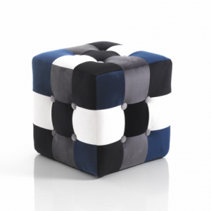 POUF KALEIDOS BLUE TOMASUCCI