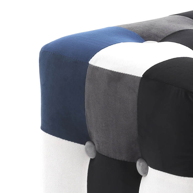 POUF KALEIDOS BLUE TOMASUCCI