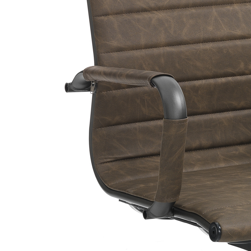 POLTRONA DA UFFICIO TASK SMALL OLD BROWN TOMASUCCI