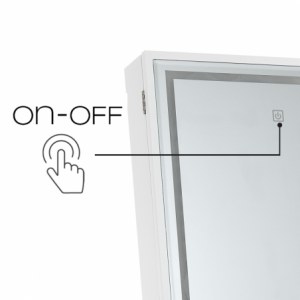 SPECCHIERA DA TERRA CON CONTENITORE COFFER HOLLYWOOD TOMASUCCI