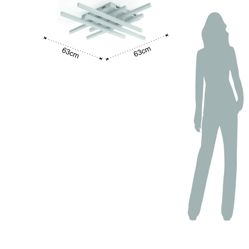 PLAFONIERA SHANGHAI TOMASUCCI