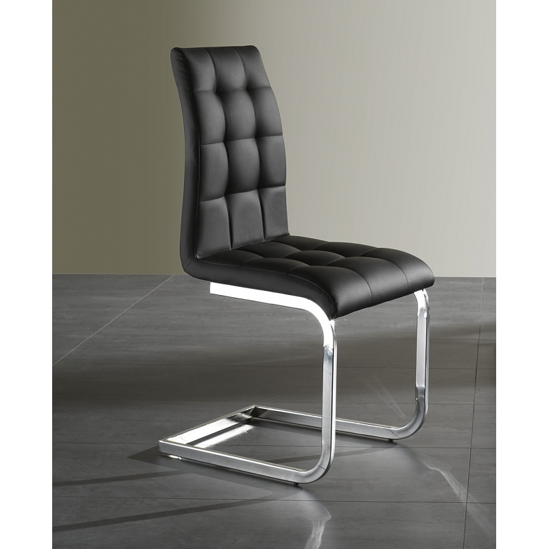 Set di 4 SEDIE "COZY BLACK" TOMASUCCI