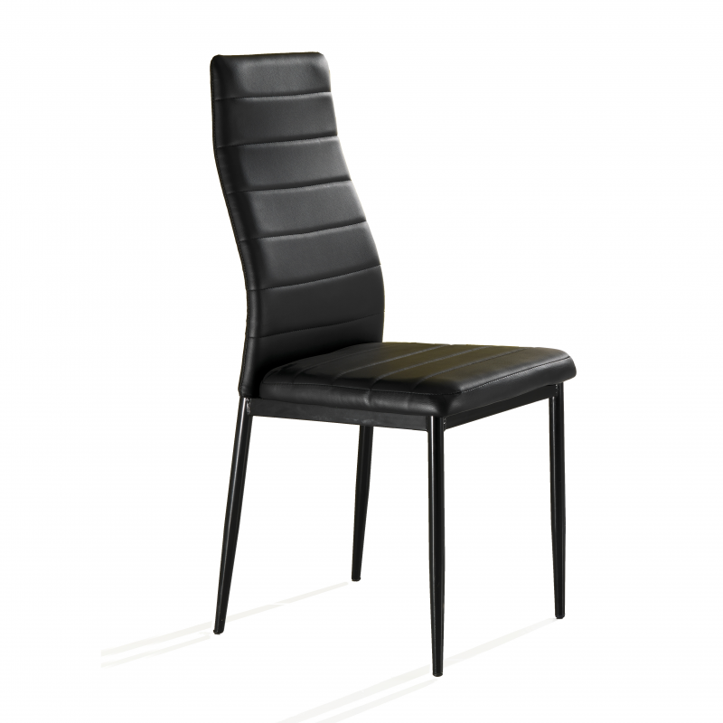 Set di 4 SEDIE "CAMARO BLACK" TOMASUCCI
