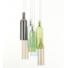 LAMPADARIO 7 LUCI "BOTTLES" TOMASUCCI