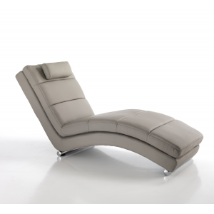 CHAISE LONGUE SOFIA TAUPE TOMASUCCI