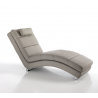 CHAISE LONGUE SOFIA TAUPE TOMASUCCI