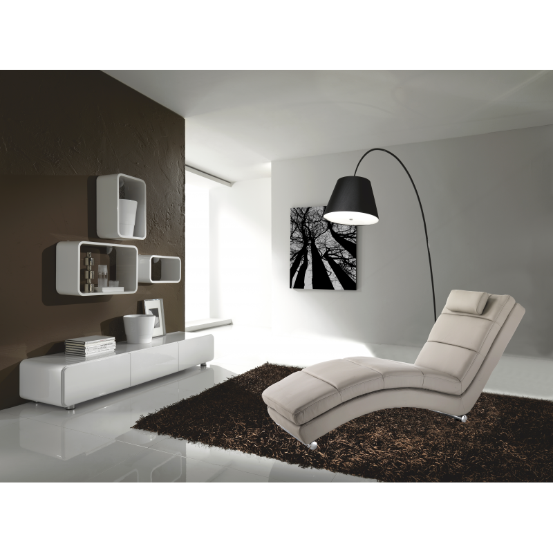 CHAISE LONGUE SOFIA TAUPE TOMASUCCI