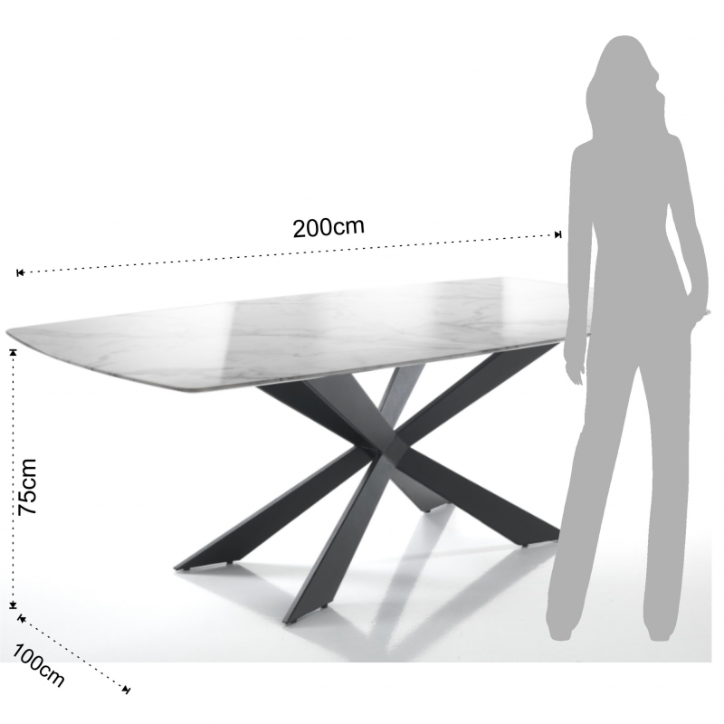 TAVOLO TIPS MARBLE TOMASUCCI