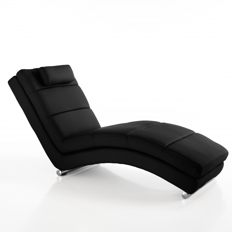 CHAISE LONGUE SOFIA BLACK TOMASUCCI
