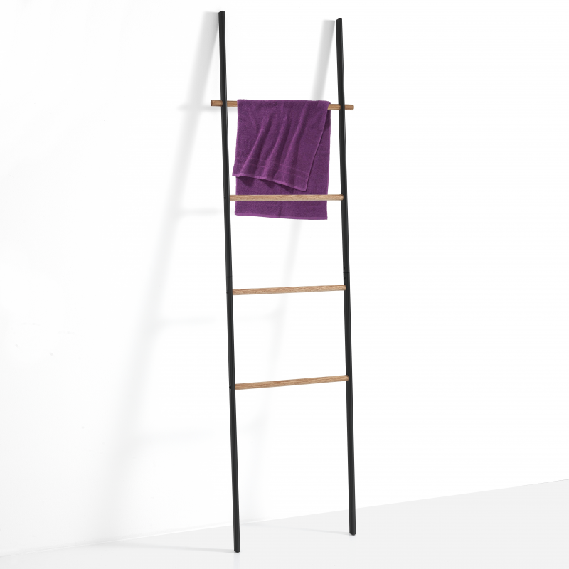 SCALA DECORATIVA - PORTA ASCIUGAMANI JANNY BLACK TOMASUCCI
