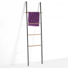 SCALA DECORATIVA - PORTA ASCIUGAMANI JANNY BLACK TOMASUCCI