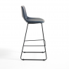 Set di 2 SGABELLI LEONEL GREY TOMASUCCI