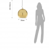 LAMPADARIO GLOBE GOLD TOMASUCCI
