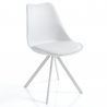 Set di 4 SEDIE KIKI SLIM - WHITE TOMASUCCI