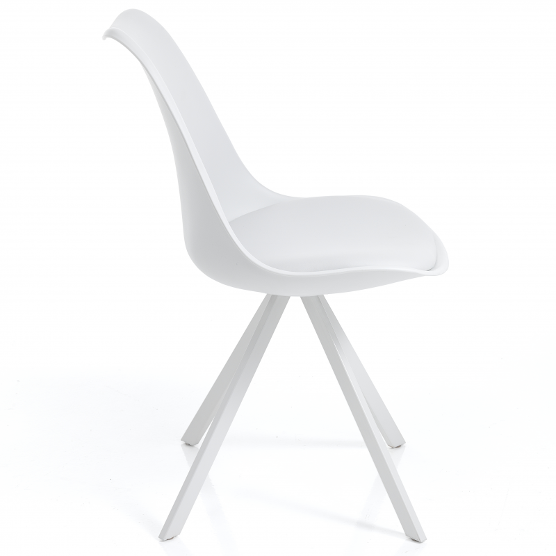 Set di 4 SEDIE KIKI SLIM - WHITE TOMASUCCI