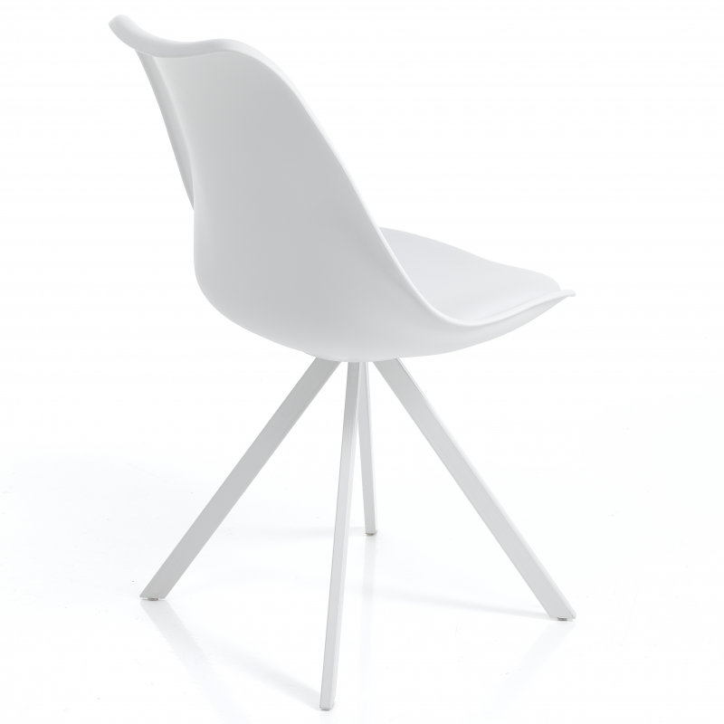 Set di 4 SEDIE KIKI SLIM - WHITE TOMASUCCI