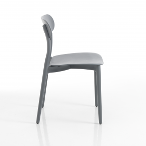Zoom Set di 4 SEDIE DA INTERNO / ESTERNO STOCCOLMA GREY TOMASUCCI