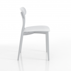 Zoom Set di 4 SEDIE DA INTERNO / ESTERNO STOCCOLMA WHITE TOMASUCCI