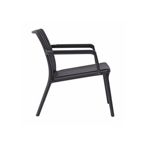 Zoom Poltrona Balcony Set Valencia Resina Antracite Moia