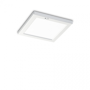 Lampada Da Soffitto Aura Pl Square 3000K Bianco Sensor Ideal-Lux