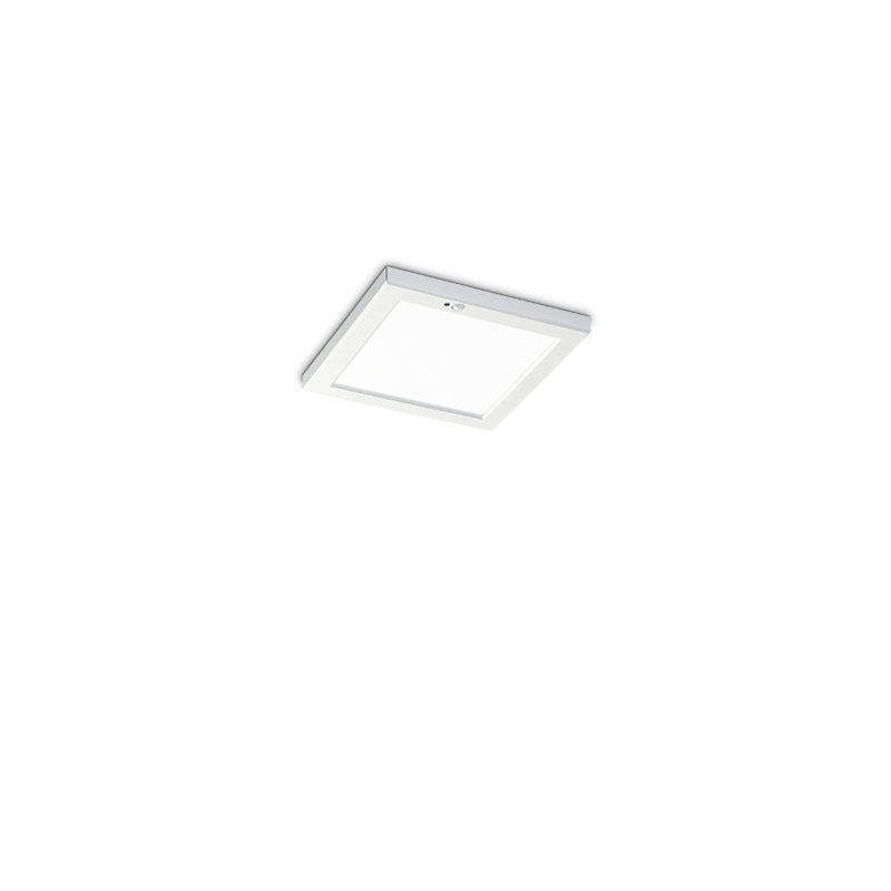 Lampada Da Soffitto Aura Pl Square 3000K Bianco Sensor Ideal-Lux