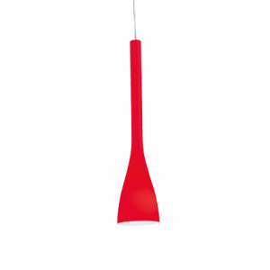 Lampada A Sospensione Flut Sp1 Small Rosso Ideal-Lux