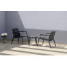 Tavolino Balcony Set Valencia Resina Antracite Moia