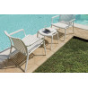 Tavolino Balcony Set Valencia Resina Bianco Moia