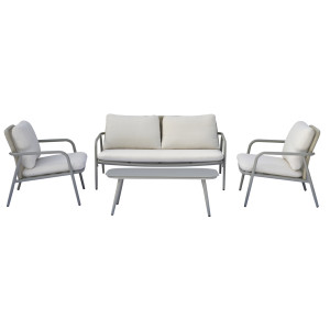 Salotto Montpellier Alluminio Creta E Corda Moia