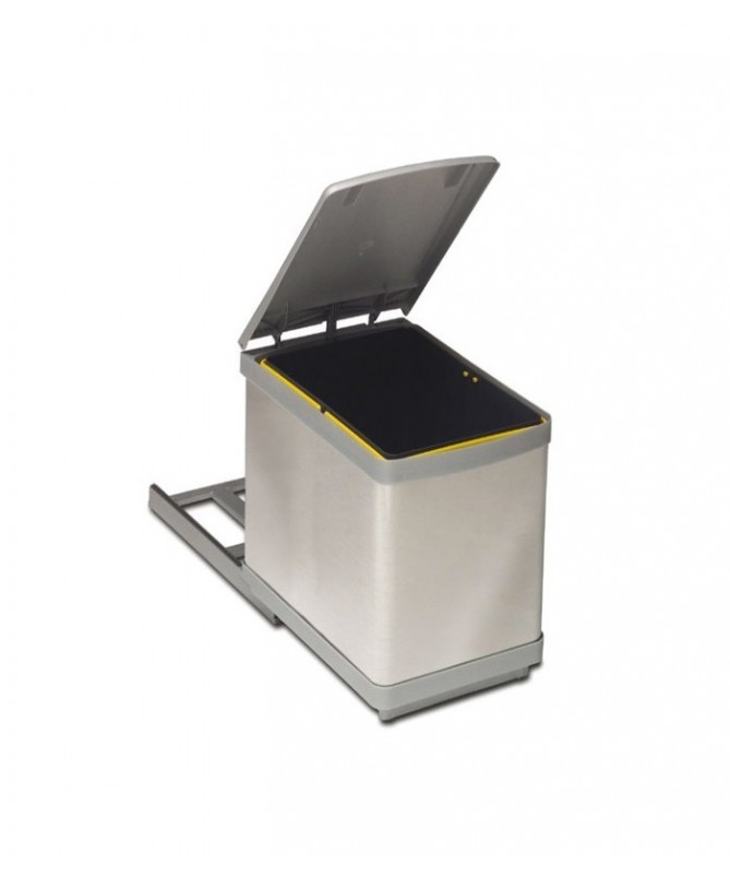 Pattumiera Roma 281 Acciaio Inox