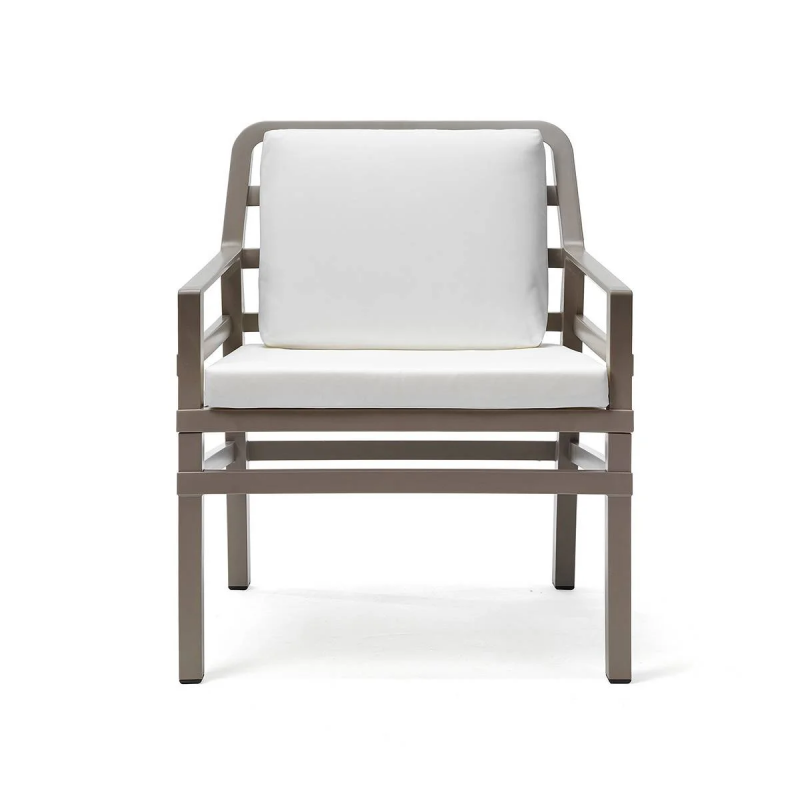 SET 2 POLTRONE ARIA IN POLIPROPILENE CON CUSCINO MADE IN ITALY