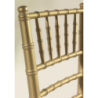 Sedia legno chiavari oro con cuscino oro cm40x40h43/92