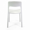 Sedia polipropilene - Set da 4 - Risto bianco cm47x52h83